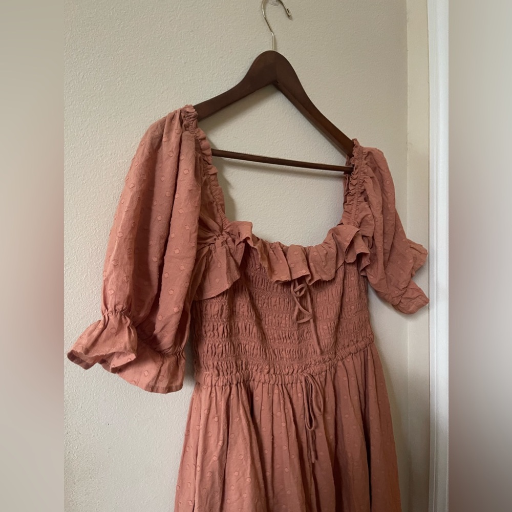 On/off shoulder dress